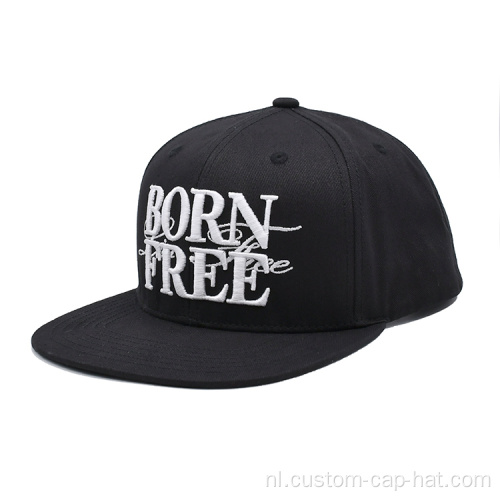 Verstelbare borduurwerk snapback cap
